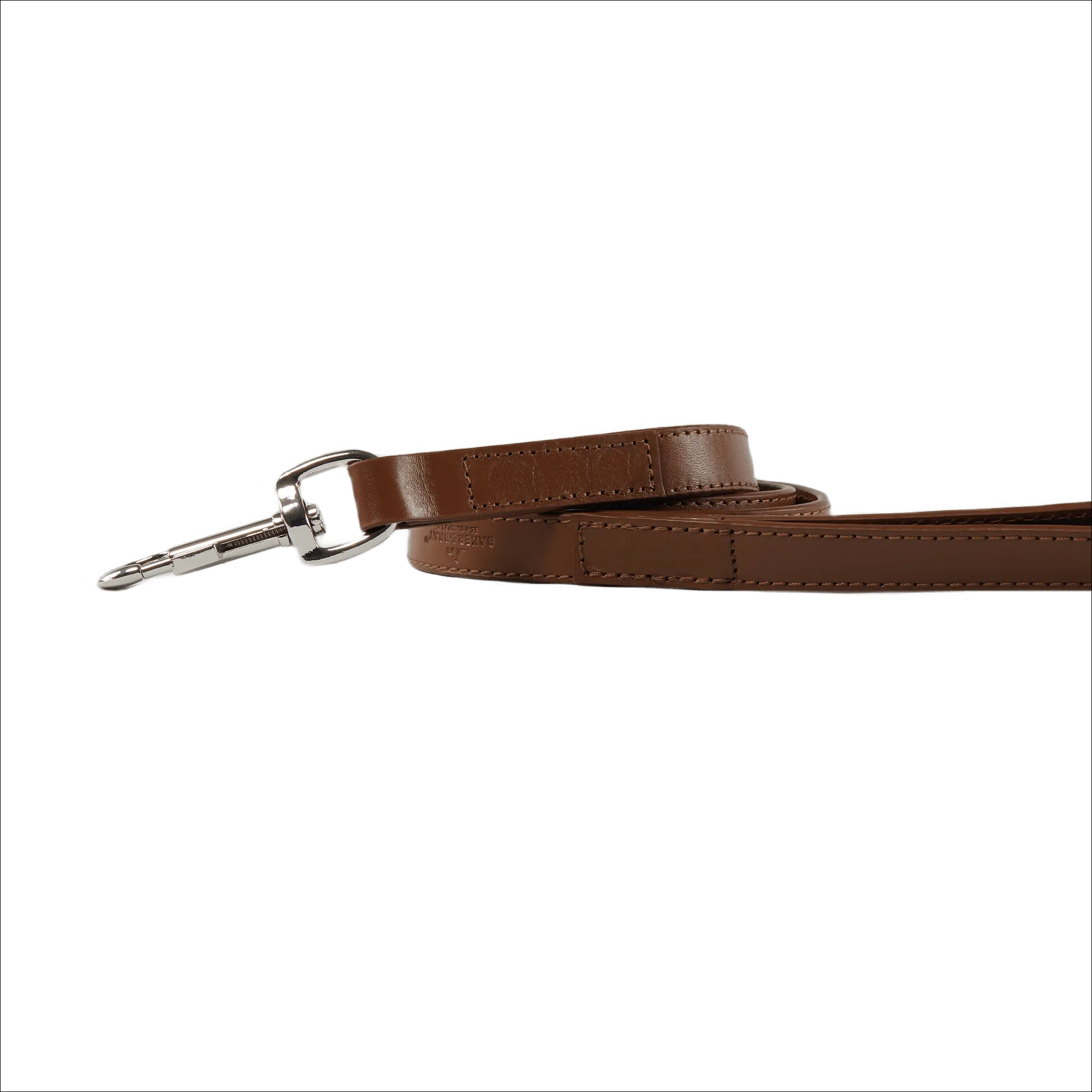Baker & Bray Sustainable Designer Leather Dog Lead | Brown