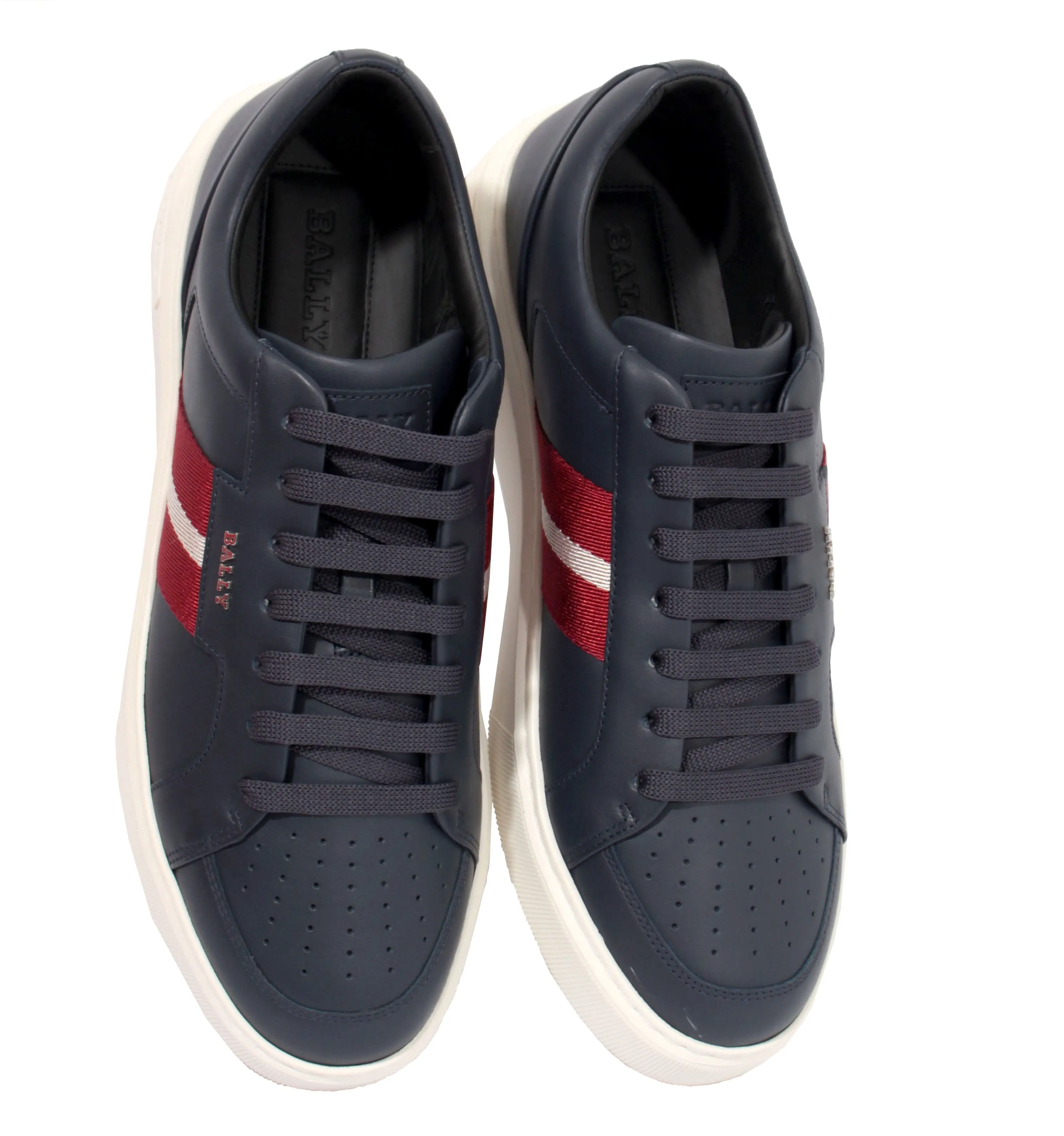 Bally Moony Sneaker - Ink & Bally Red