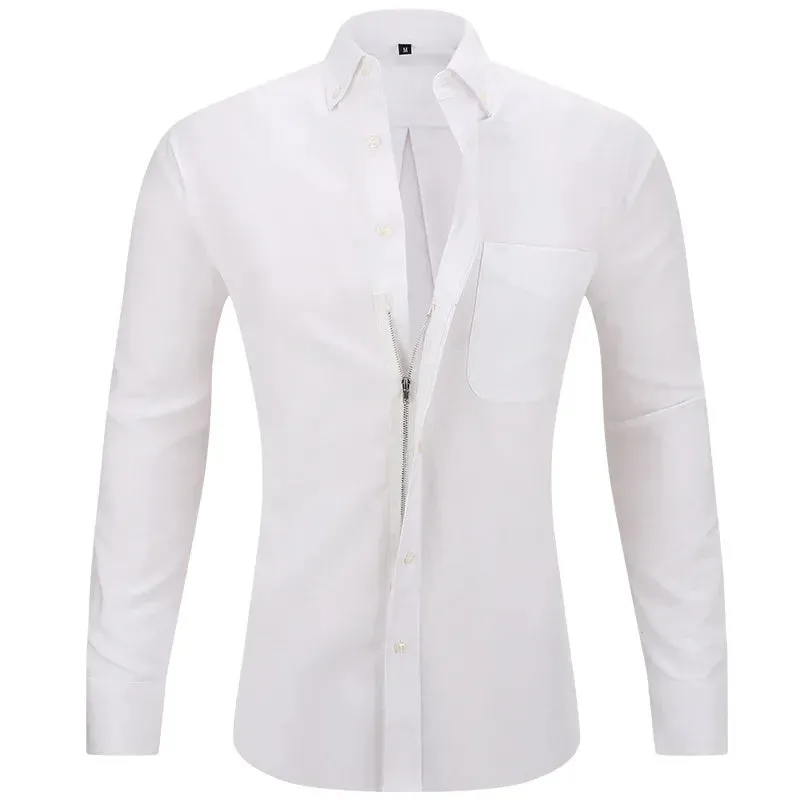 Banff Zip Oxford Shirt