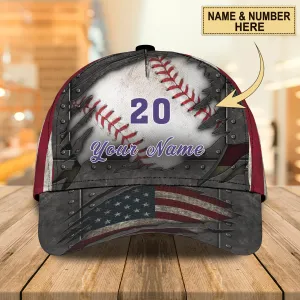 Baseball - Personalized Name Cap - Co98