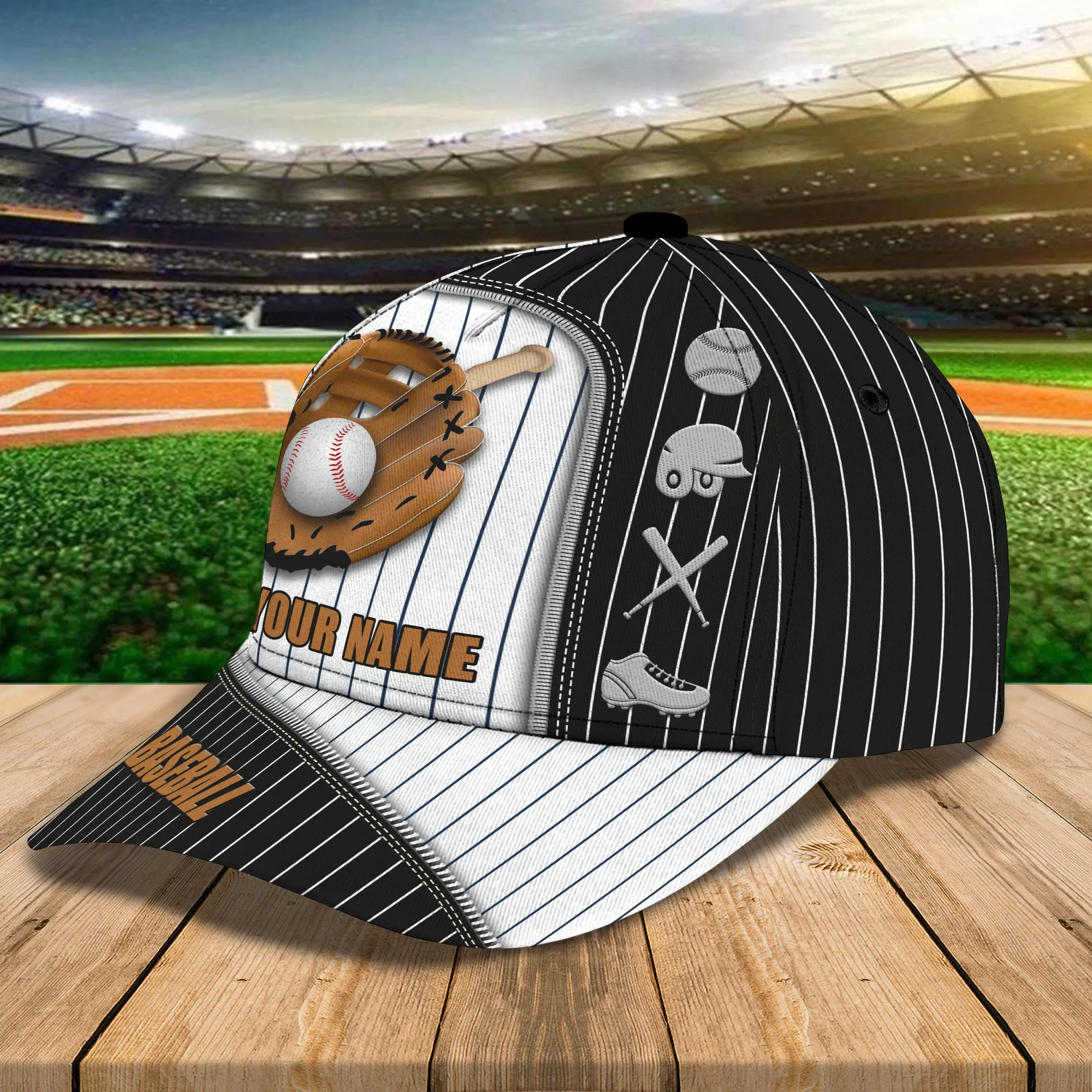 Baseball - Personalized Name Cap - Vtm99