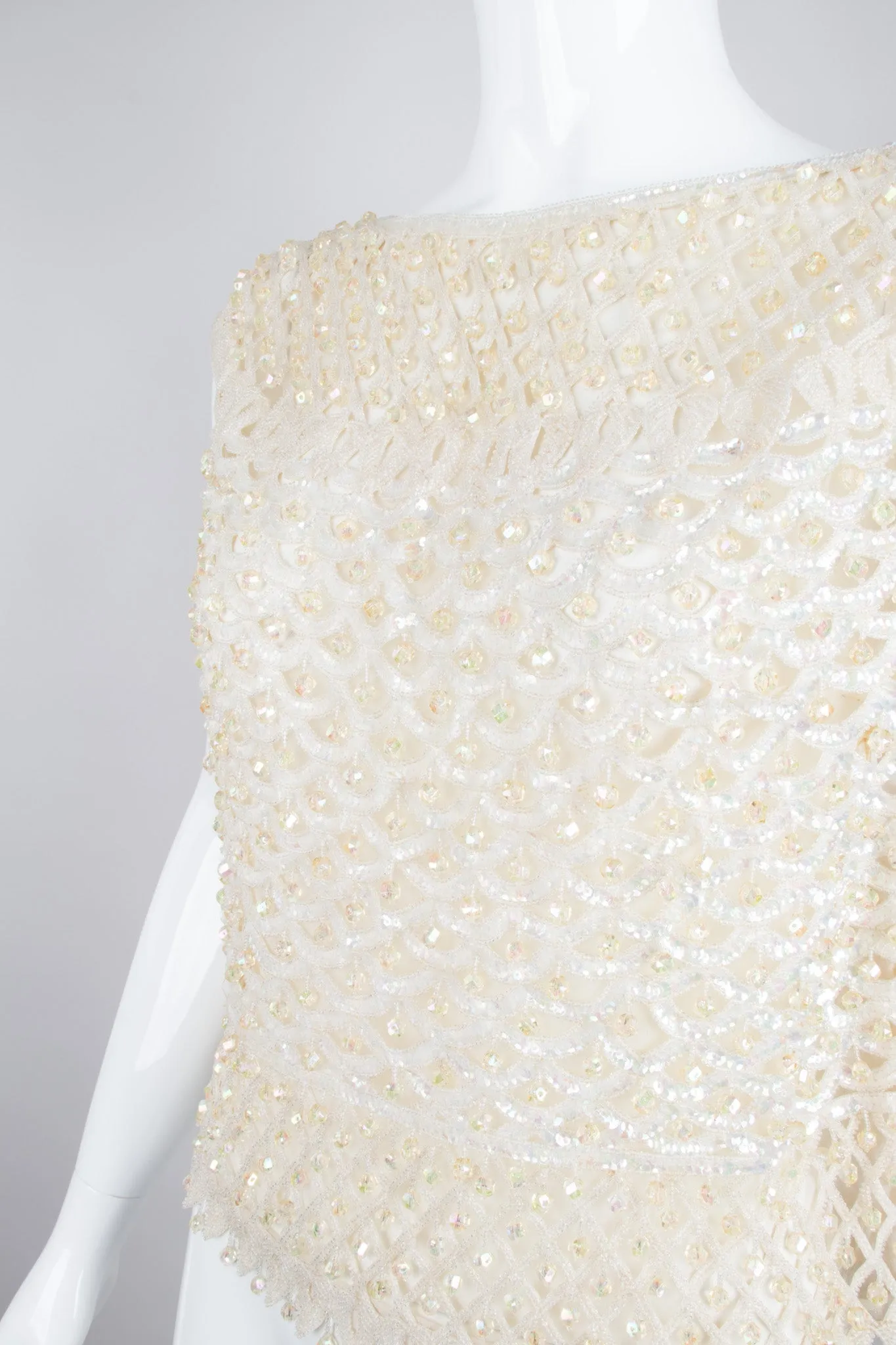 Beaded Sleeveless Shell
