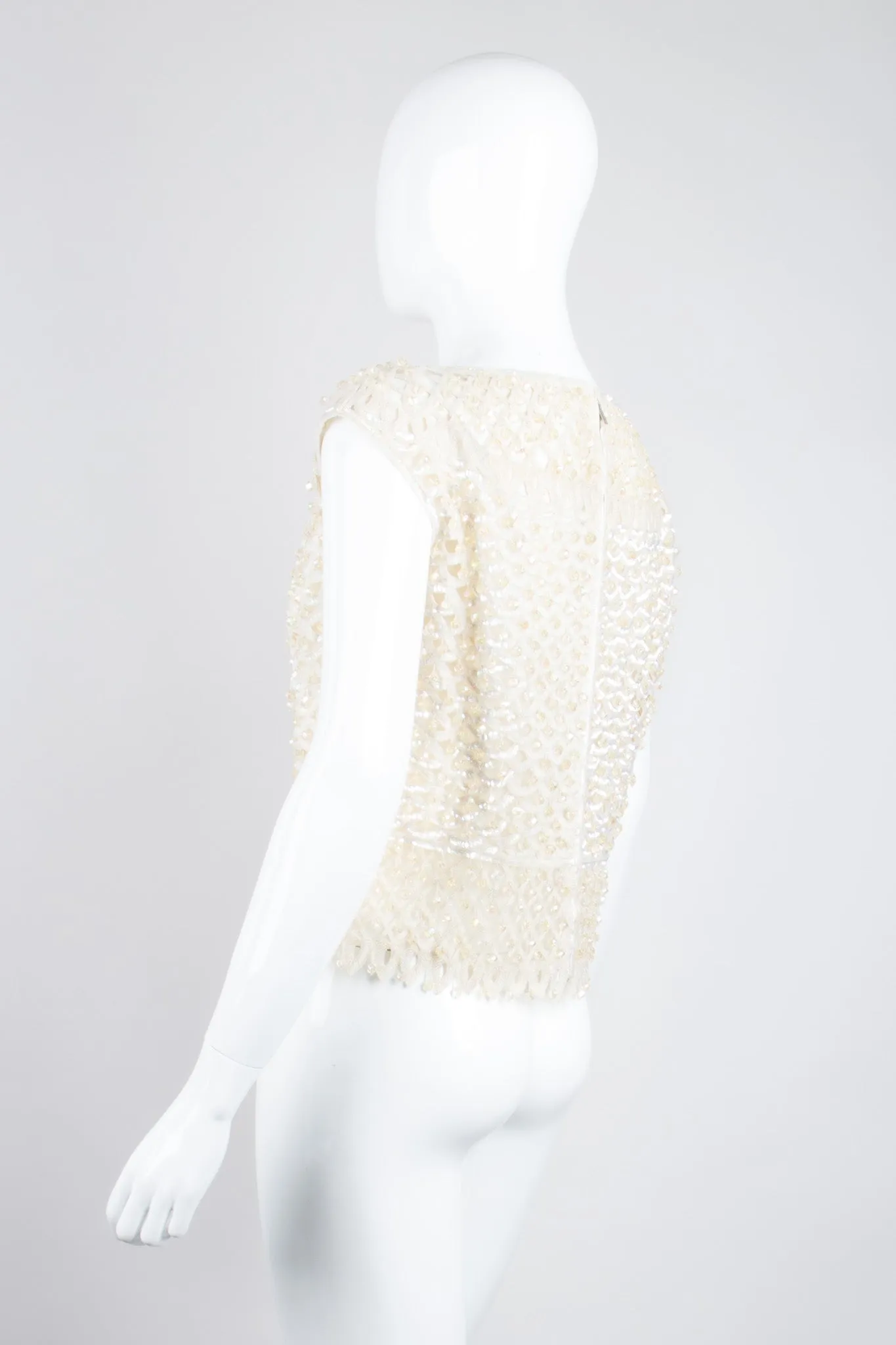 Beaded Sleeveless Shell