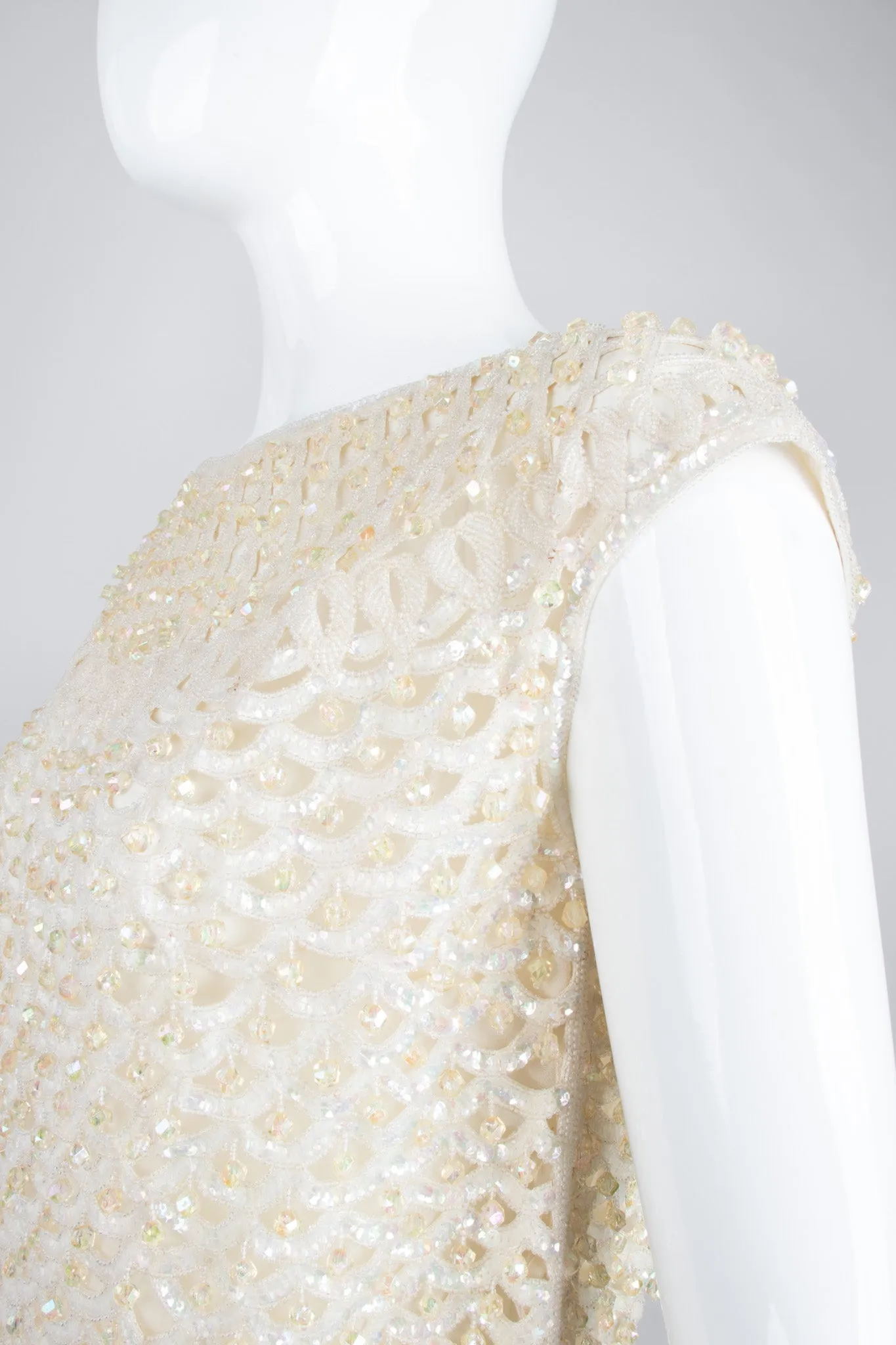 Beaded Sleeveless Shell