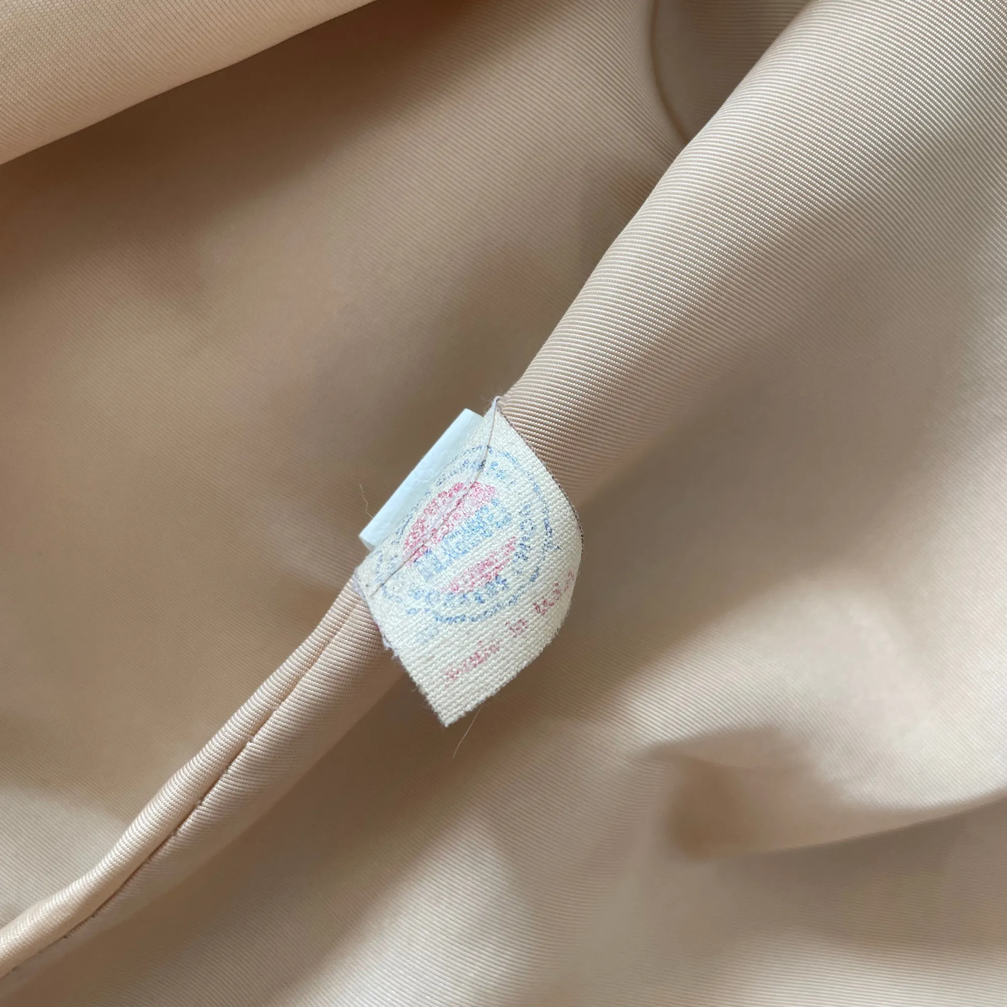 Beige 70s Suede Coat with Fur Collar