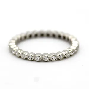 Bezel Set Full Classic Eternity Round Band