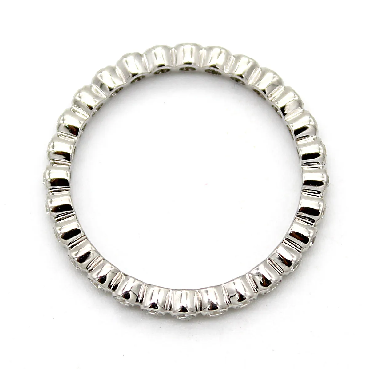 Bezel Set Full Classic Eternity Round Band
