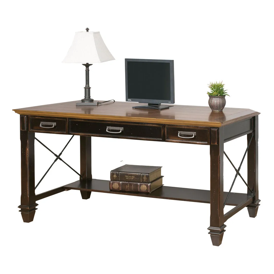 Biarni Desk Canora Grey Color: Chestnut/Brown