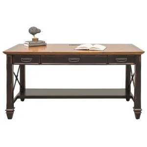 Biarni Desk Canora Grey Color: Chestnut/Brown