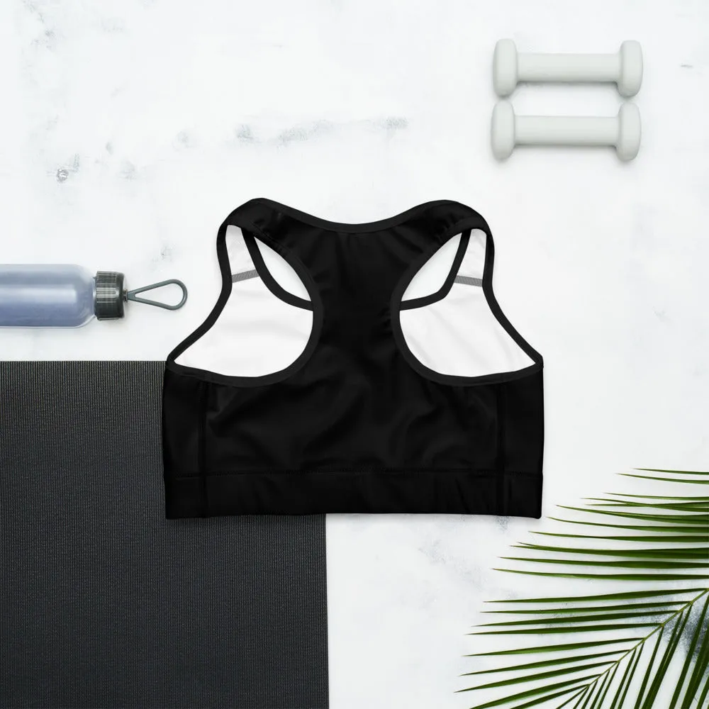 Black Classic Salute Me Sports bra