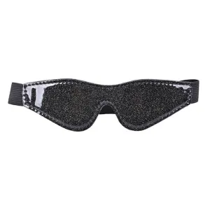 BLACK SPARKLE EYE MASK