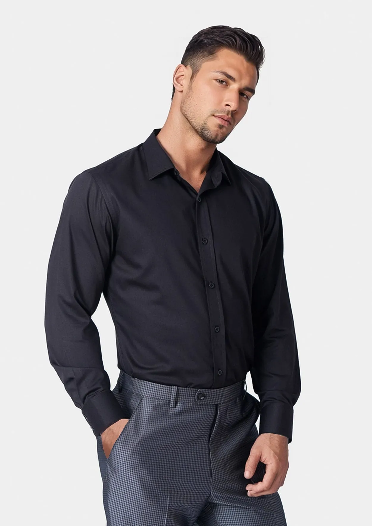 Black Ultrasoft Bamboo Shirt