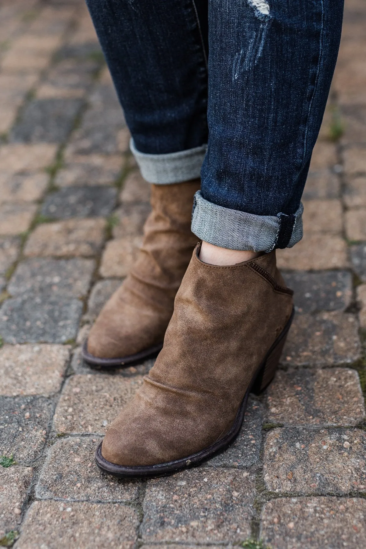 Blowfish Liberty Booties- Taupe