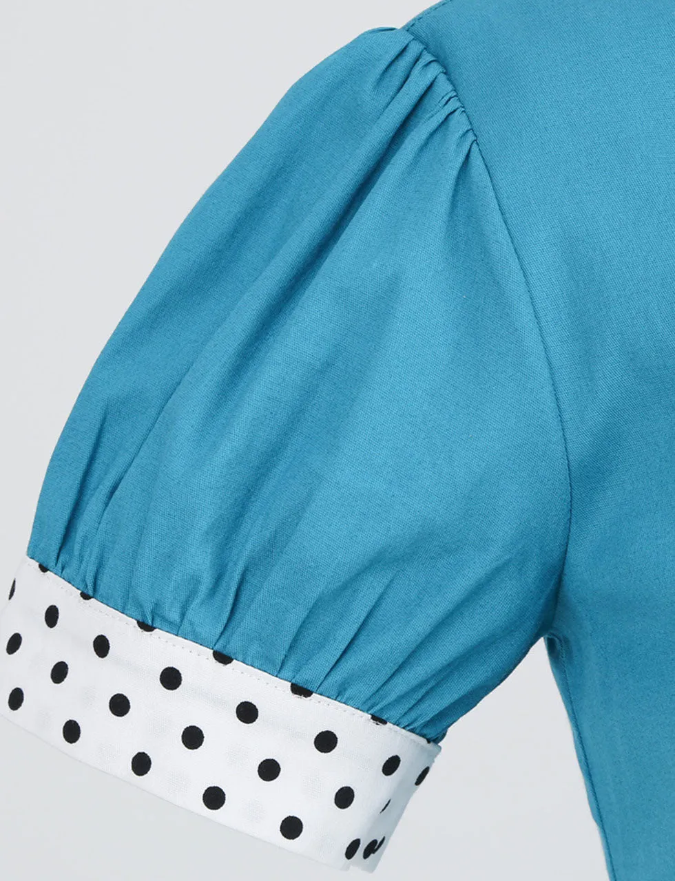 Blue Bowknot Swing Vintage 1950S Dress