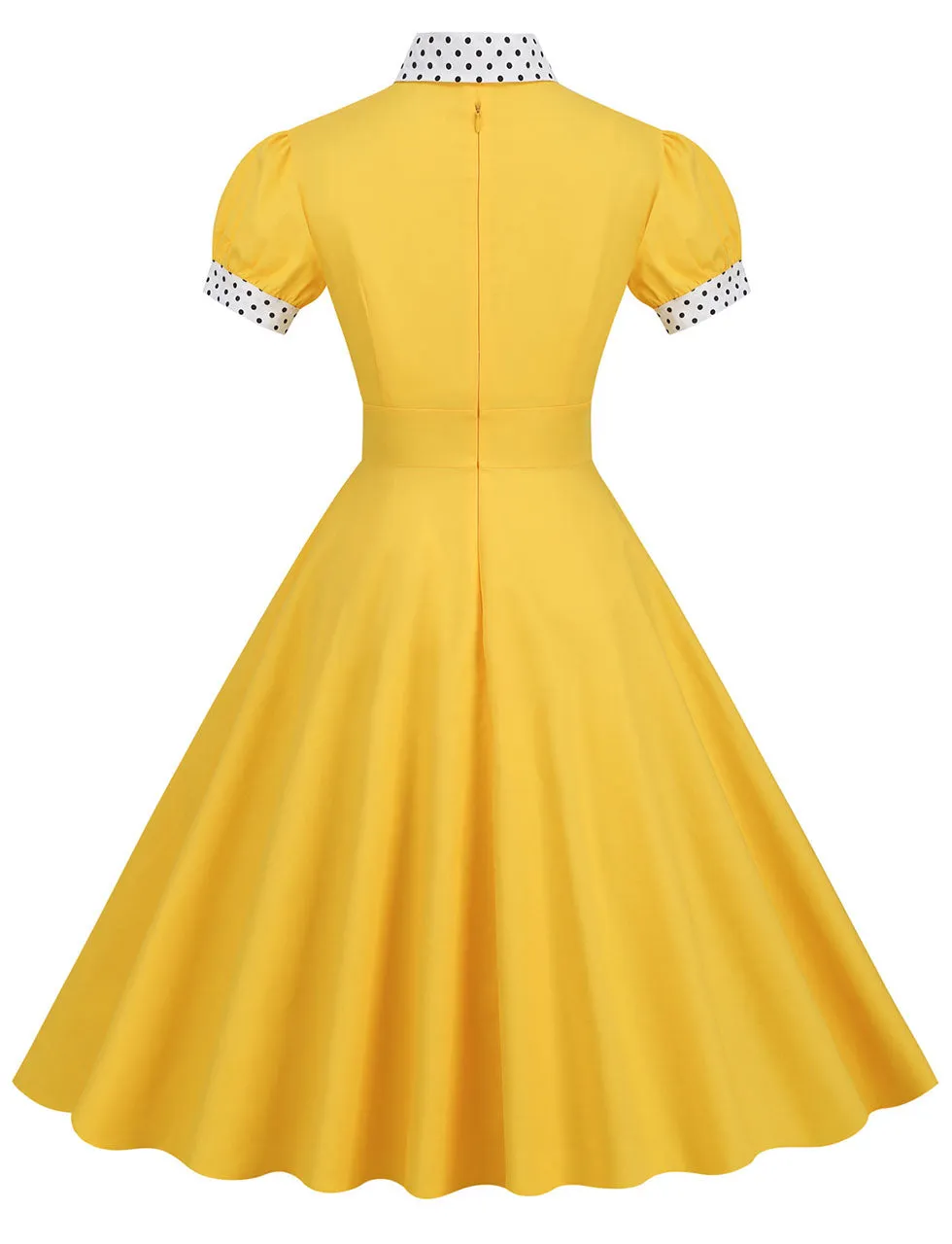 Blue Bowknot Swing Vintage 1950S Dress