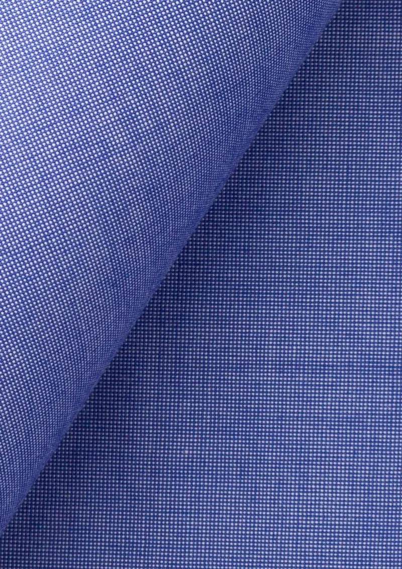 Blue Egyptian Cotton Broadcloth Shirt