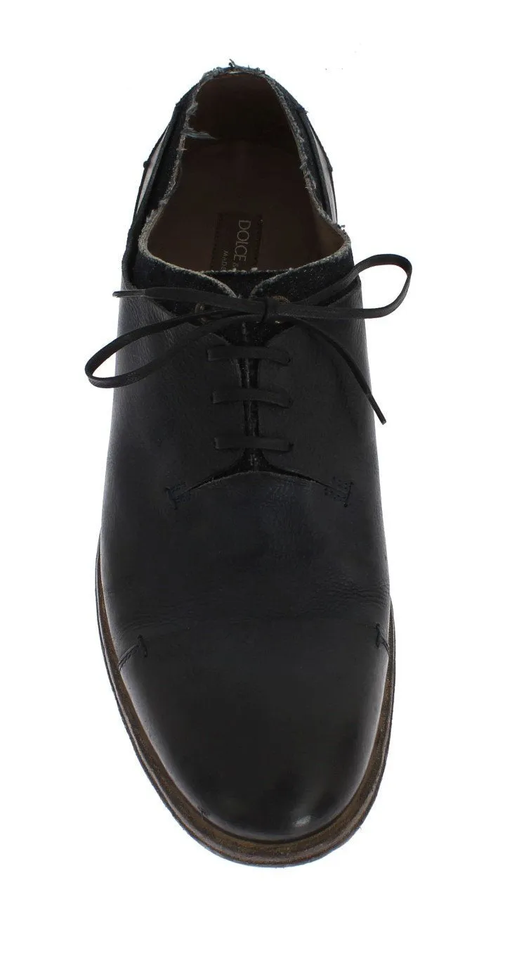 Blue Leather Dress Formal Shoes