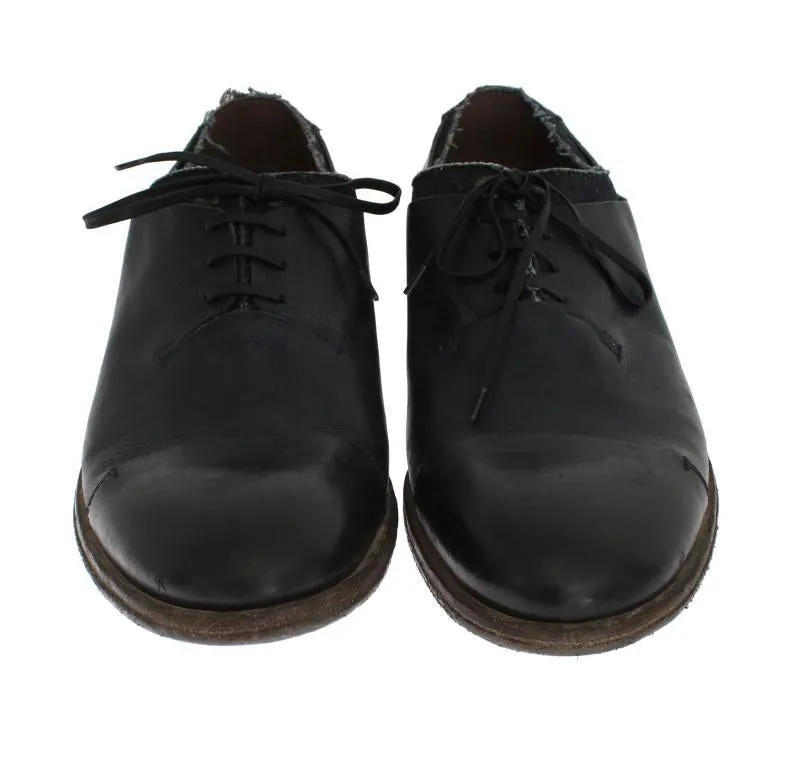 Blue Leather Dress Formal Shoes