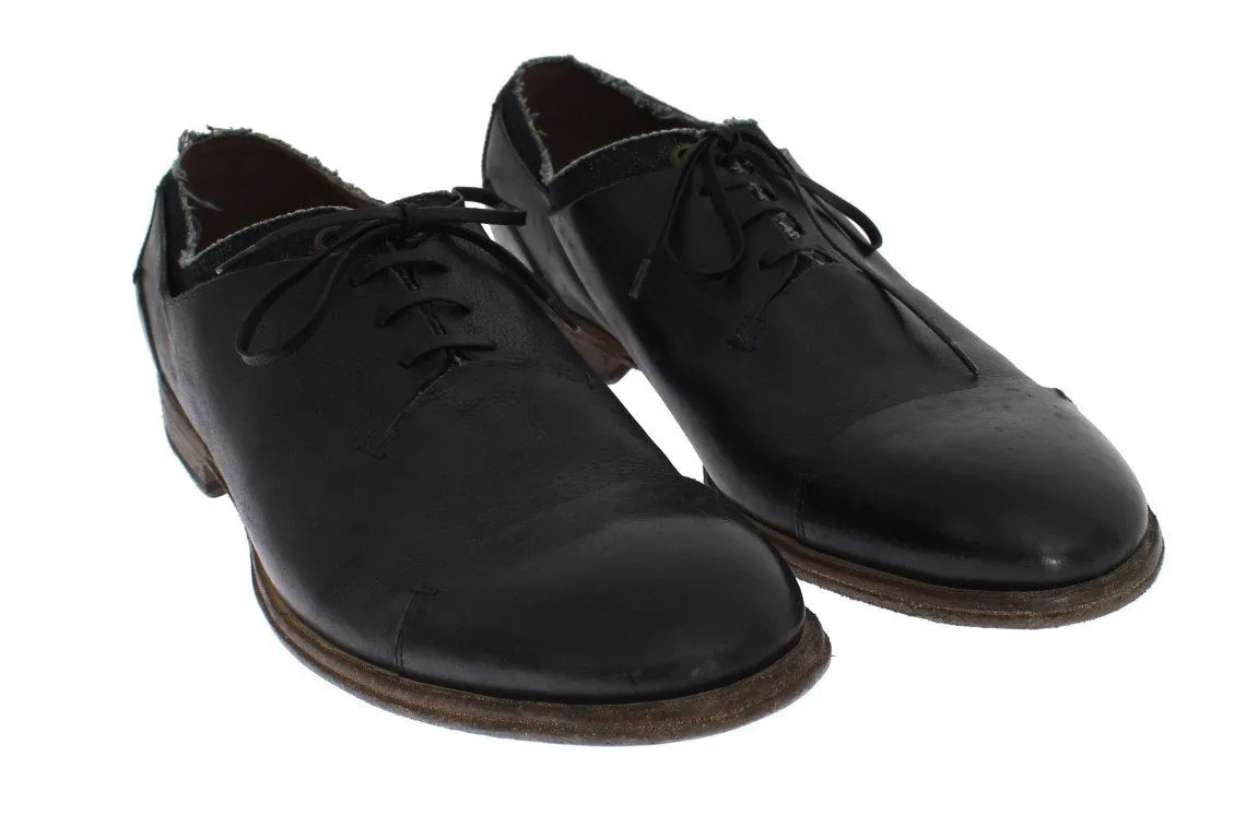 Blue Leather Dress Formal Shoes