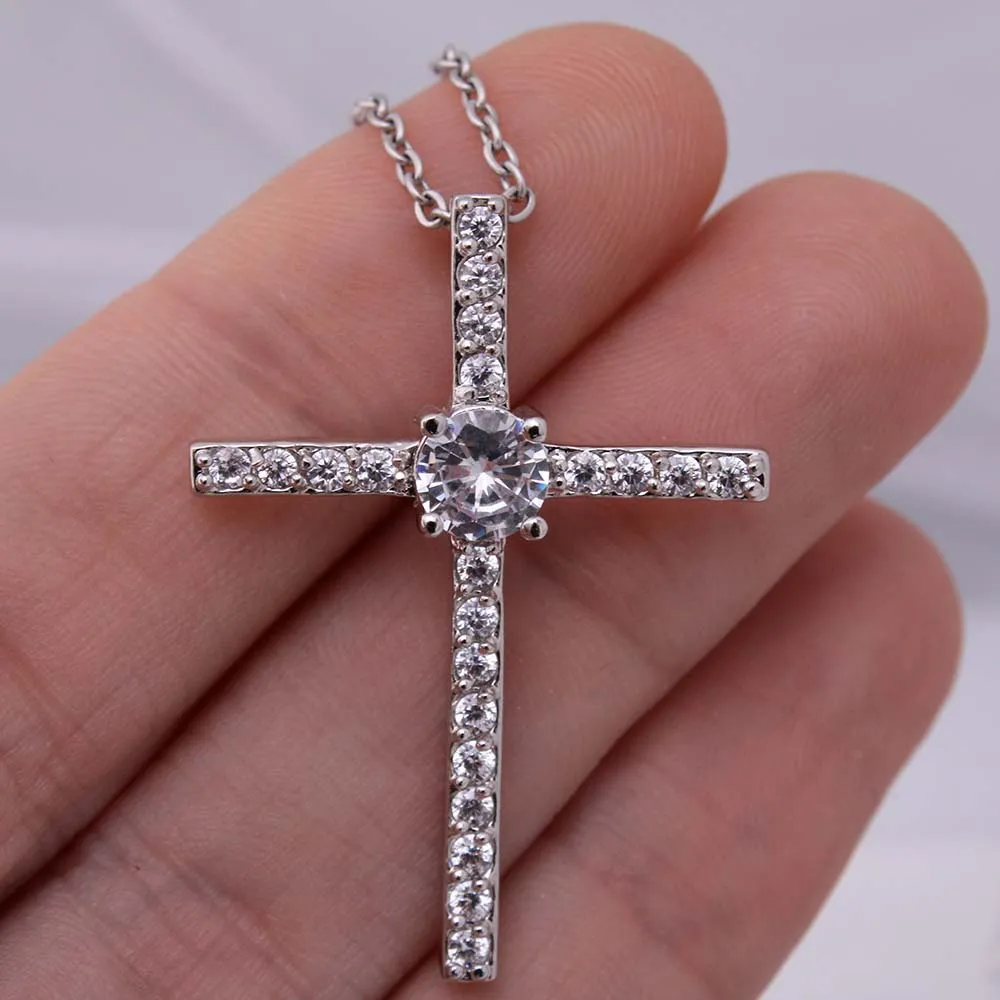 Bonus Mom Gift | Cross Necklace for Step Mom, Boyfriend's Mom, Foster Mom