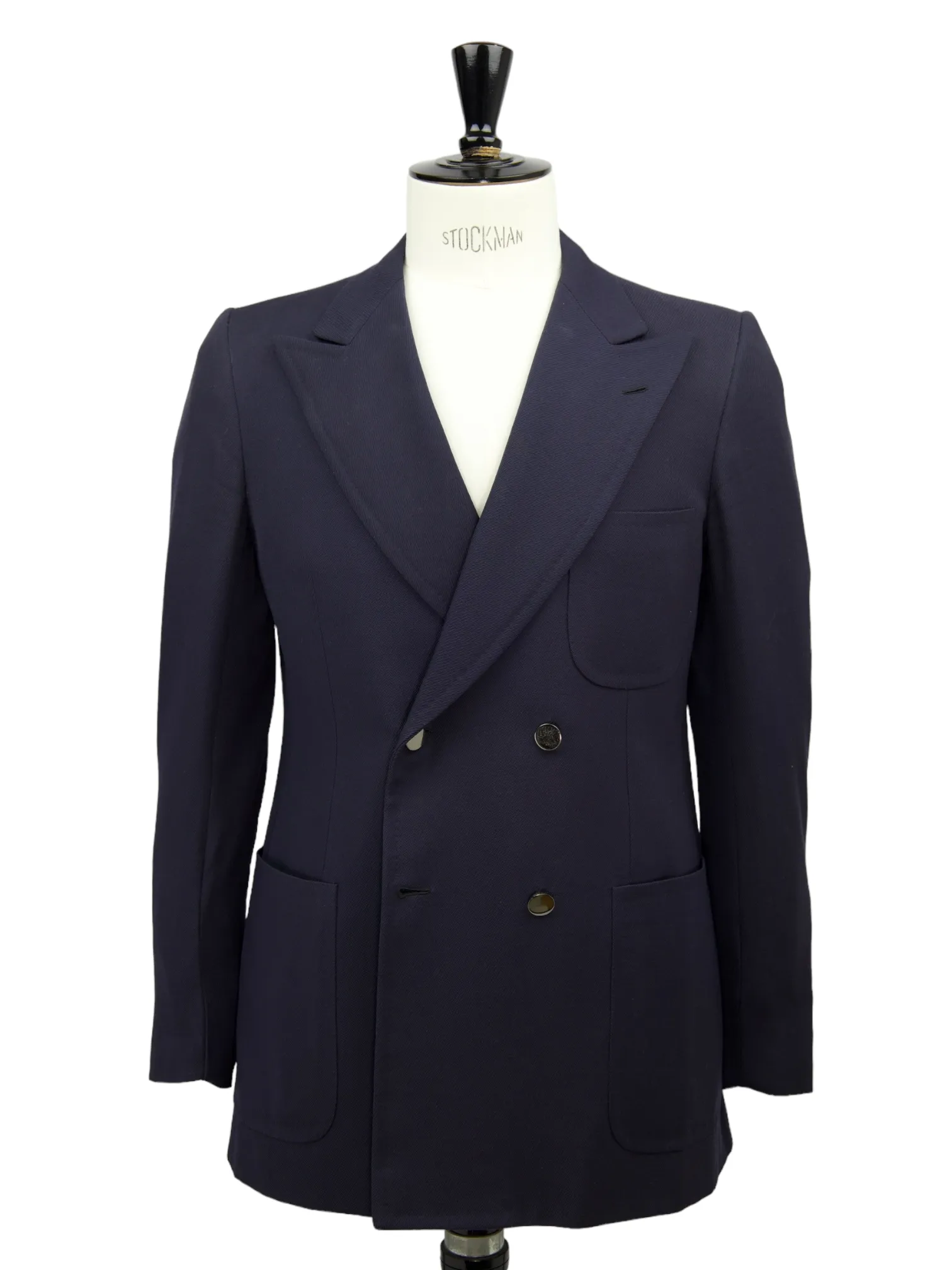 Brioni Navy Vintage Double Breasted Jacket