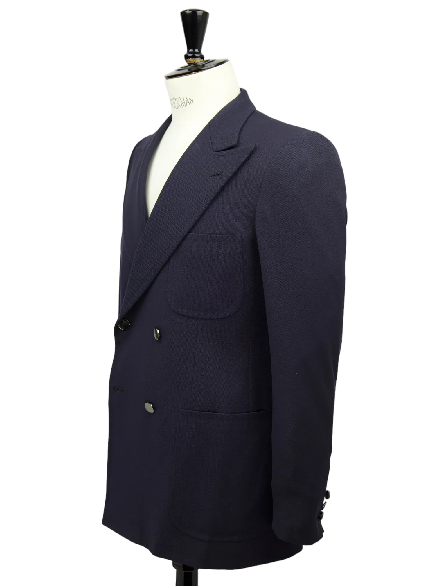 Brioni Navy Vintage Double Breasted Jacket