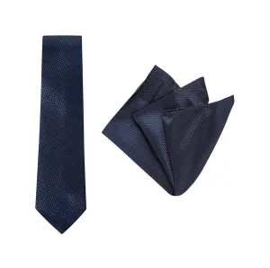 Buckle Tie Carbon Pocket Square