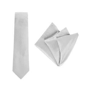 Buckle Tie Carbon Pocket Square