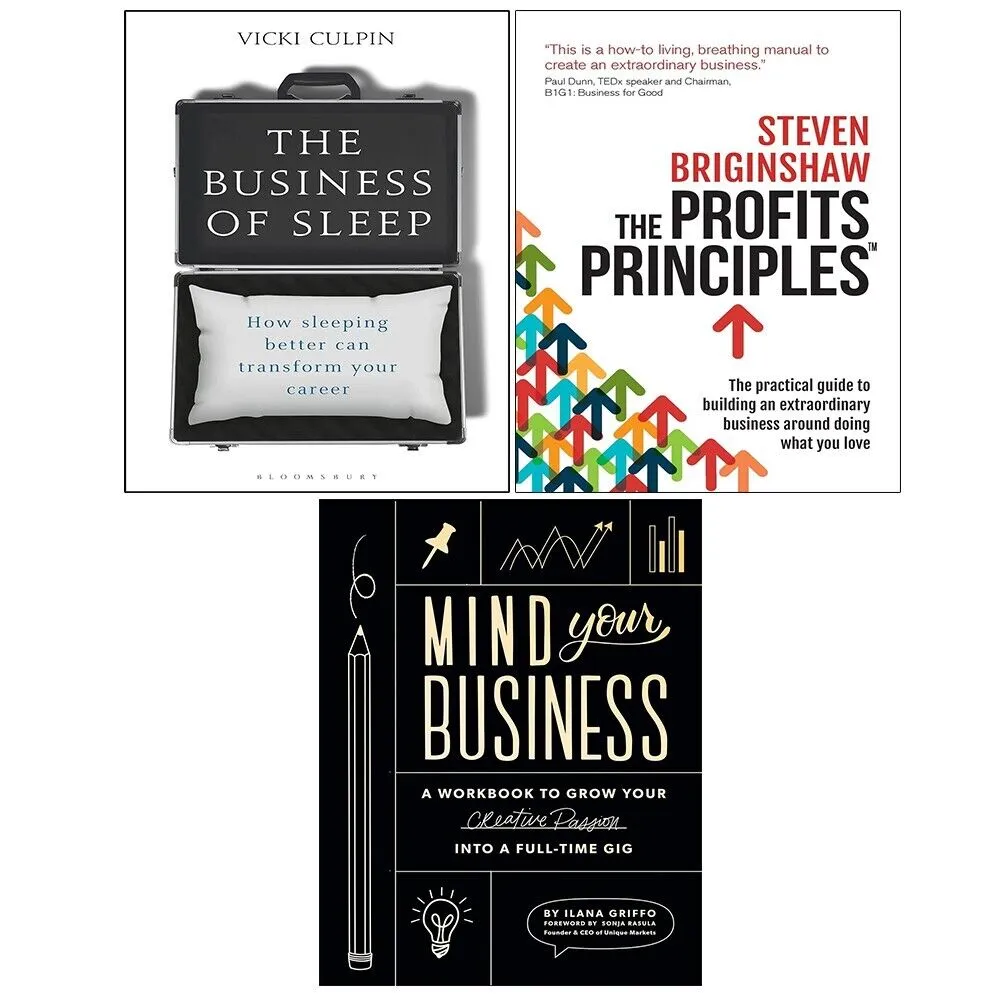 Business of Sleep (HB),Profits Principles, Mind Your Business 3 Books Set