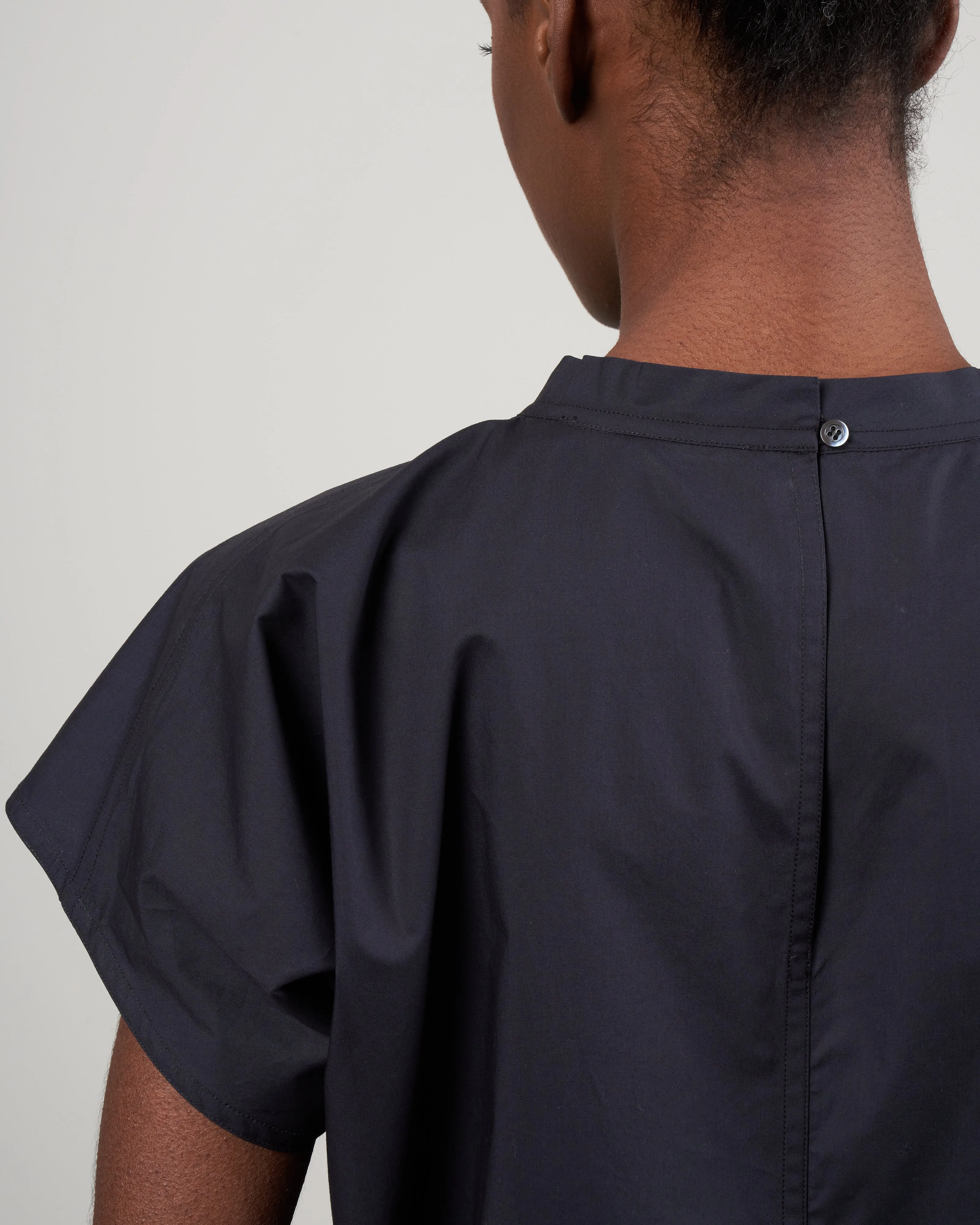 bye short sleeve crew - black