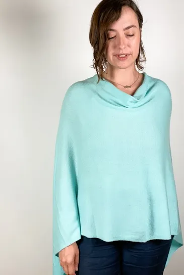 carmela cashmere poncho
