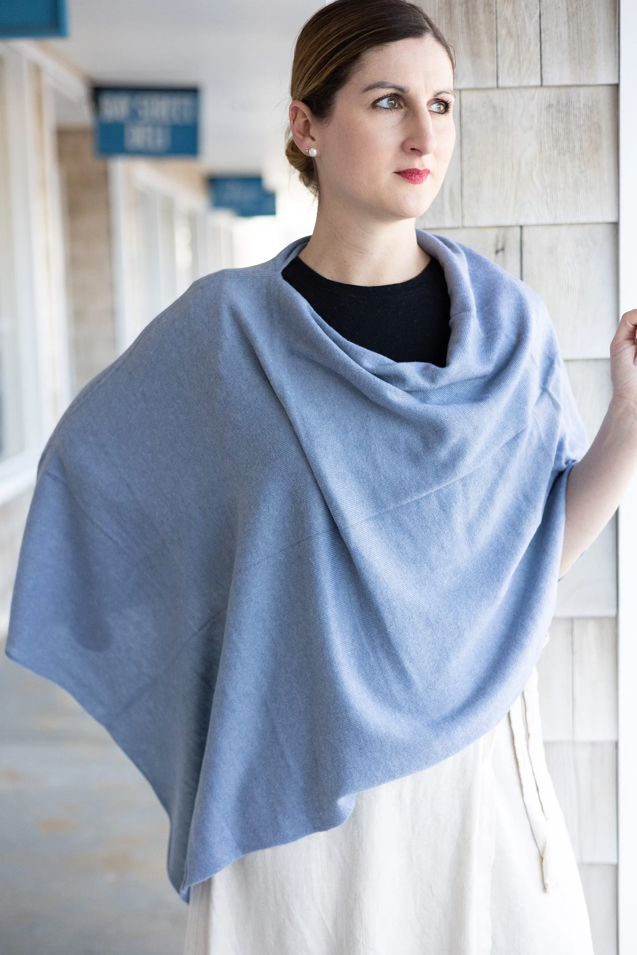 carmela cashmere poncho