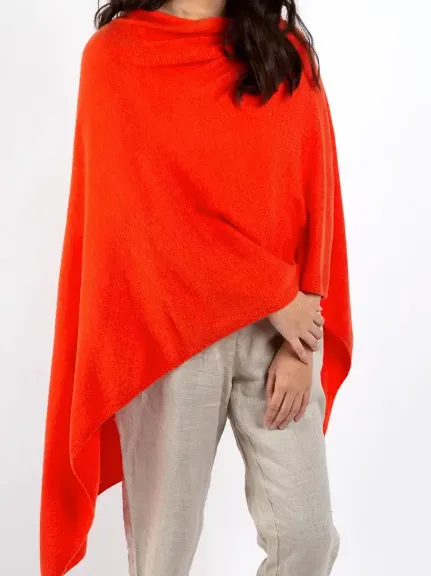 carmela cashmere poncho