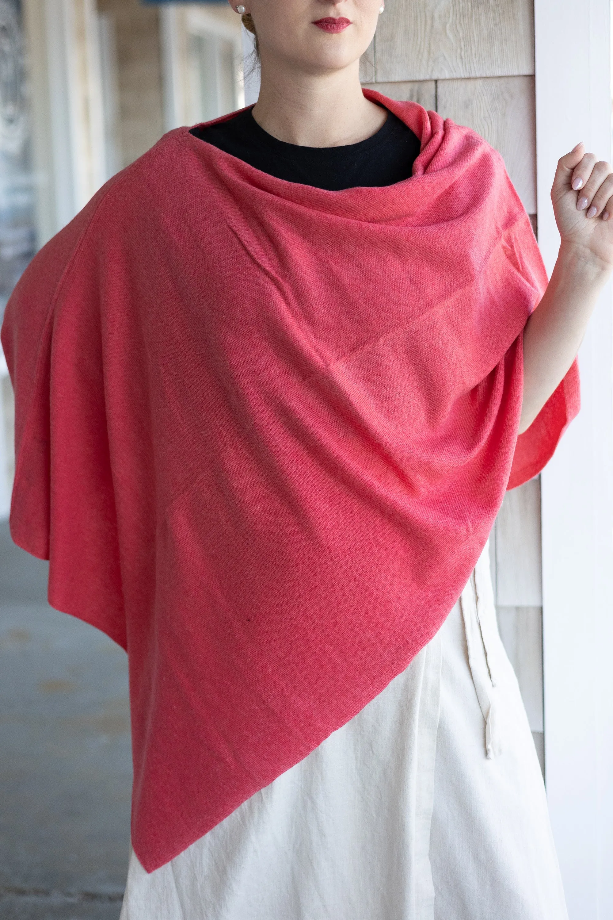 carmela cashmere poncho