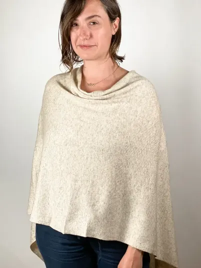 carmela cashmere poncho