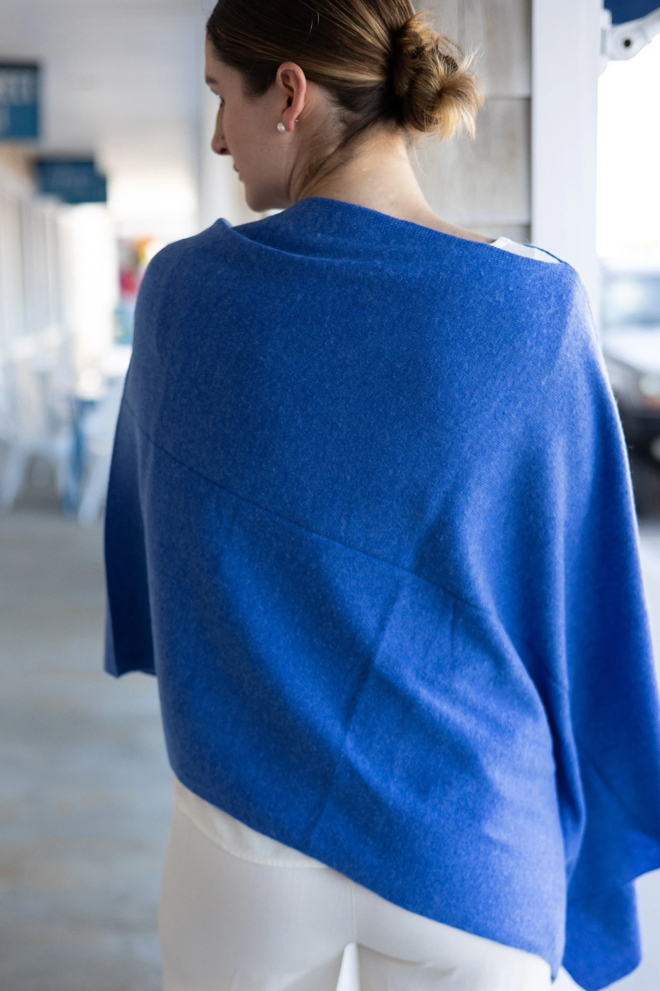 carmela cashmere poncho