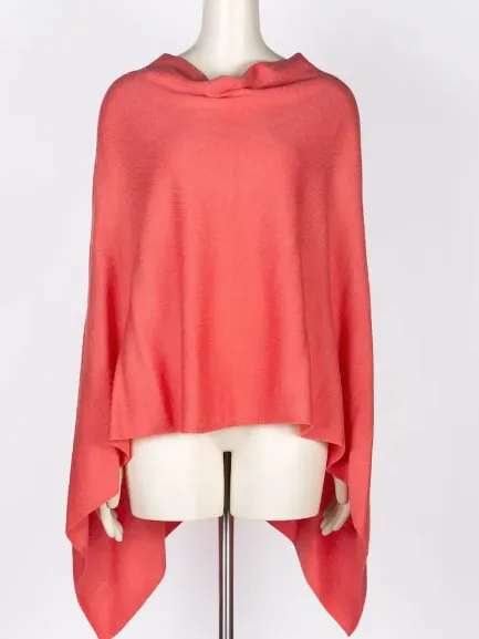 carmela cashmere poncho