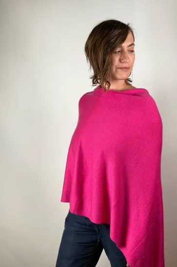 carmela cashmere poncho