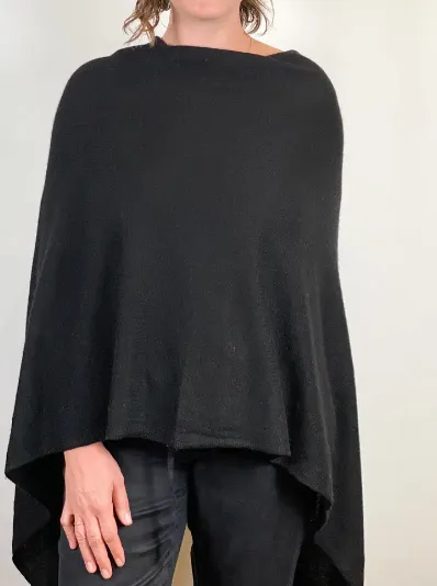 carmela cashmere poncho