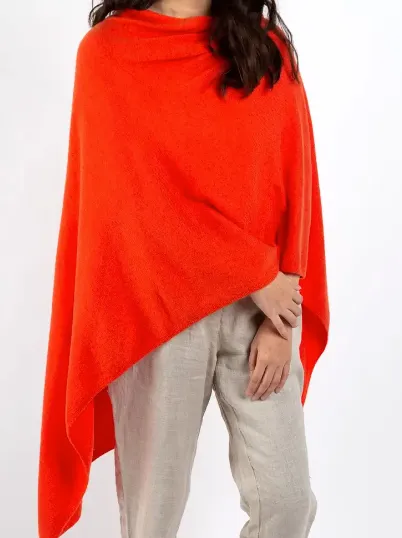 carmela cashmere poncho