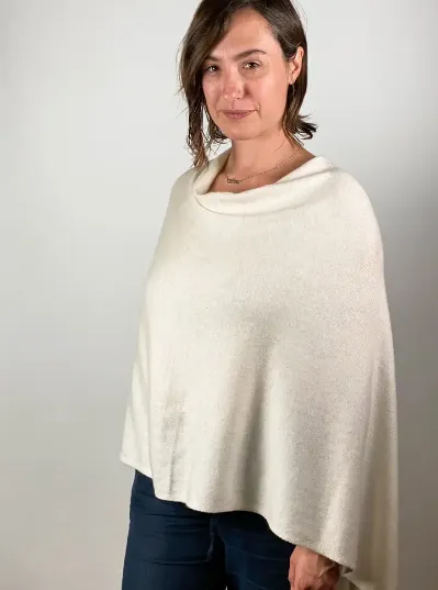 carmela cashmere poncho