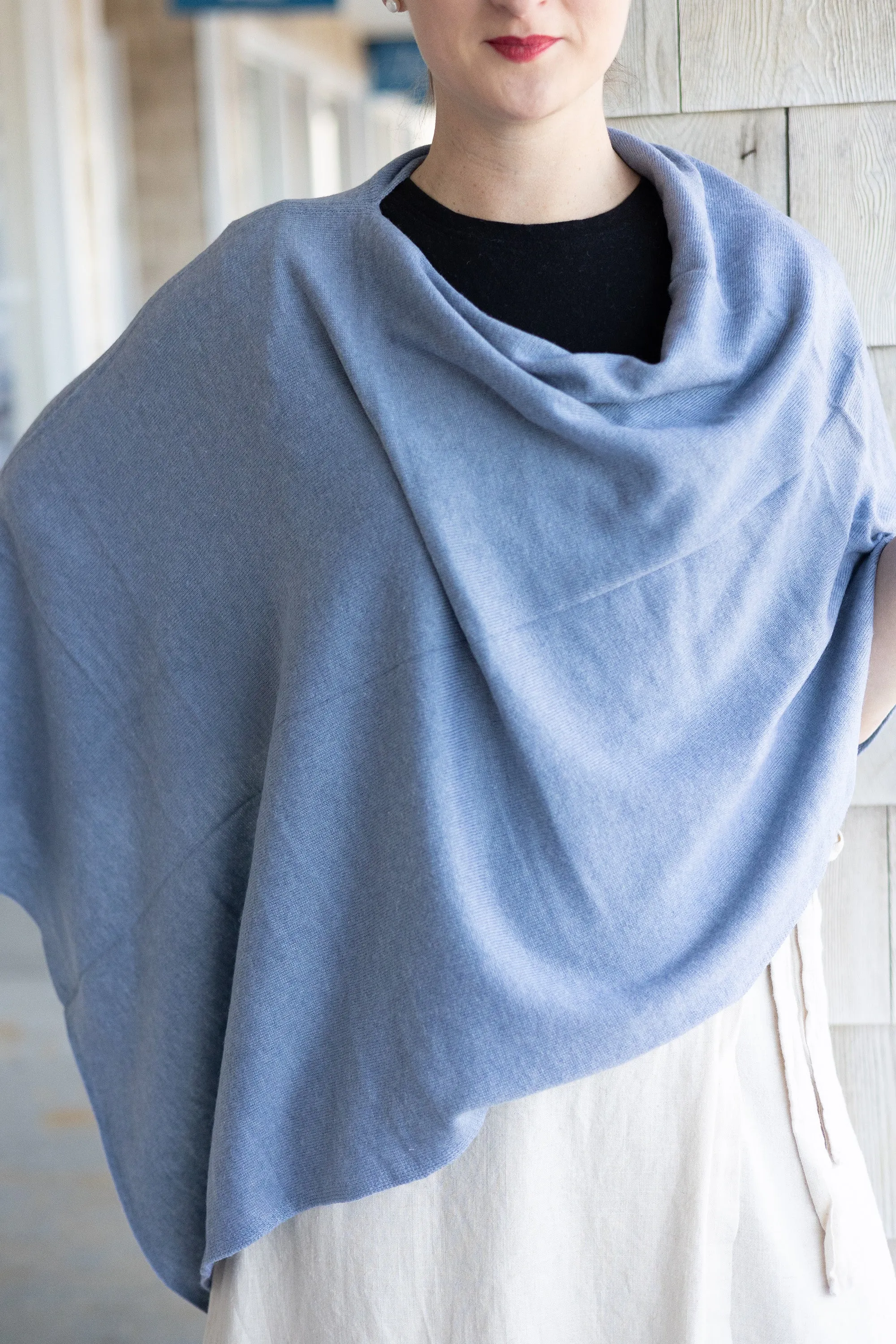 carmela cashmere poncho