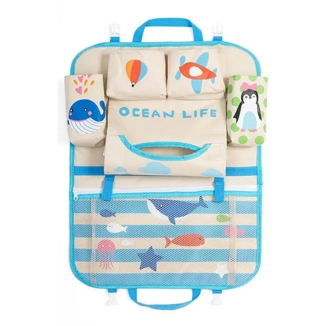 Cartoon Car Back Seat Organizer
