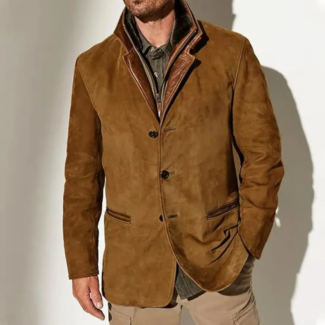 Cassian | Men Layered Button Down Blazer | Vintage