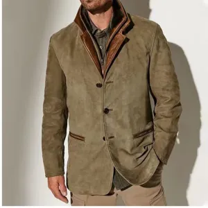 Cassian | Men Layered Button Down Blazer | Vintage