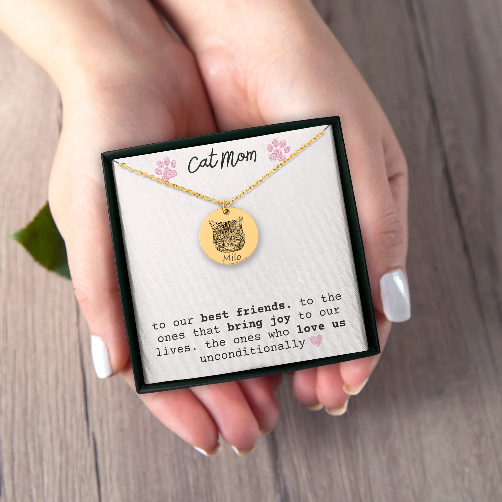 Cat Portrait Necklace