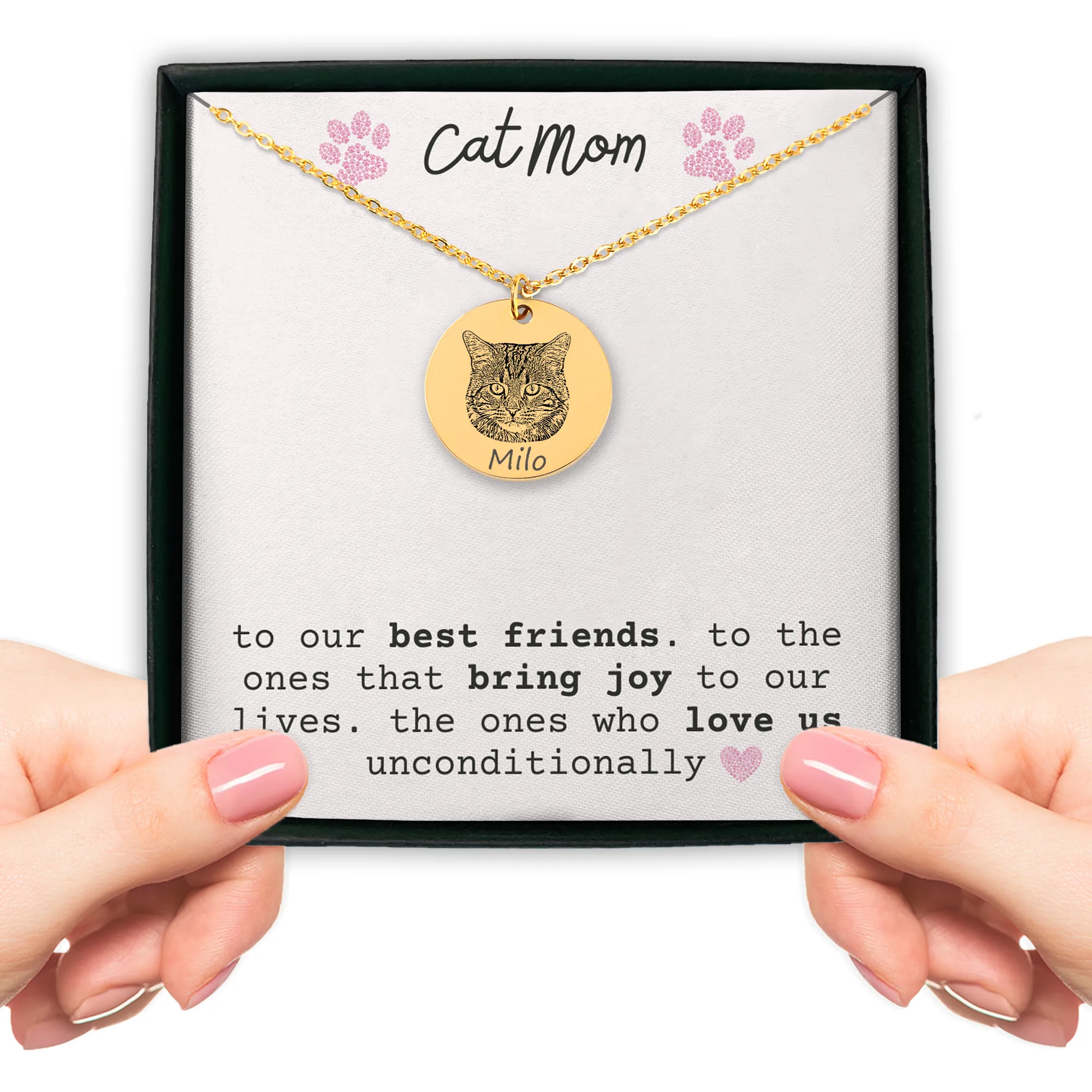 Cat Portrait Necklace