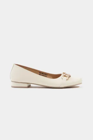 Chain Slingback Square Toe Sandals