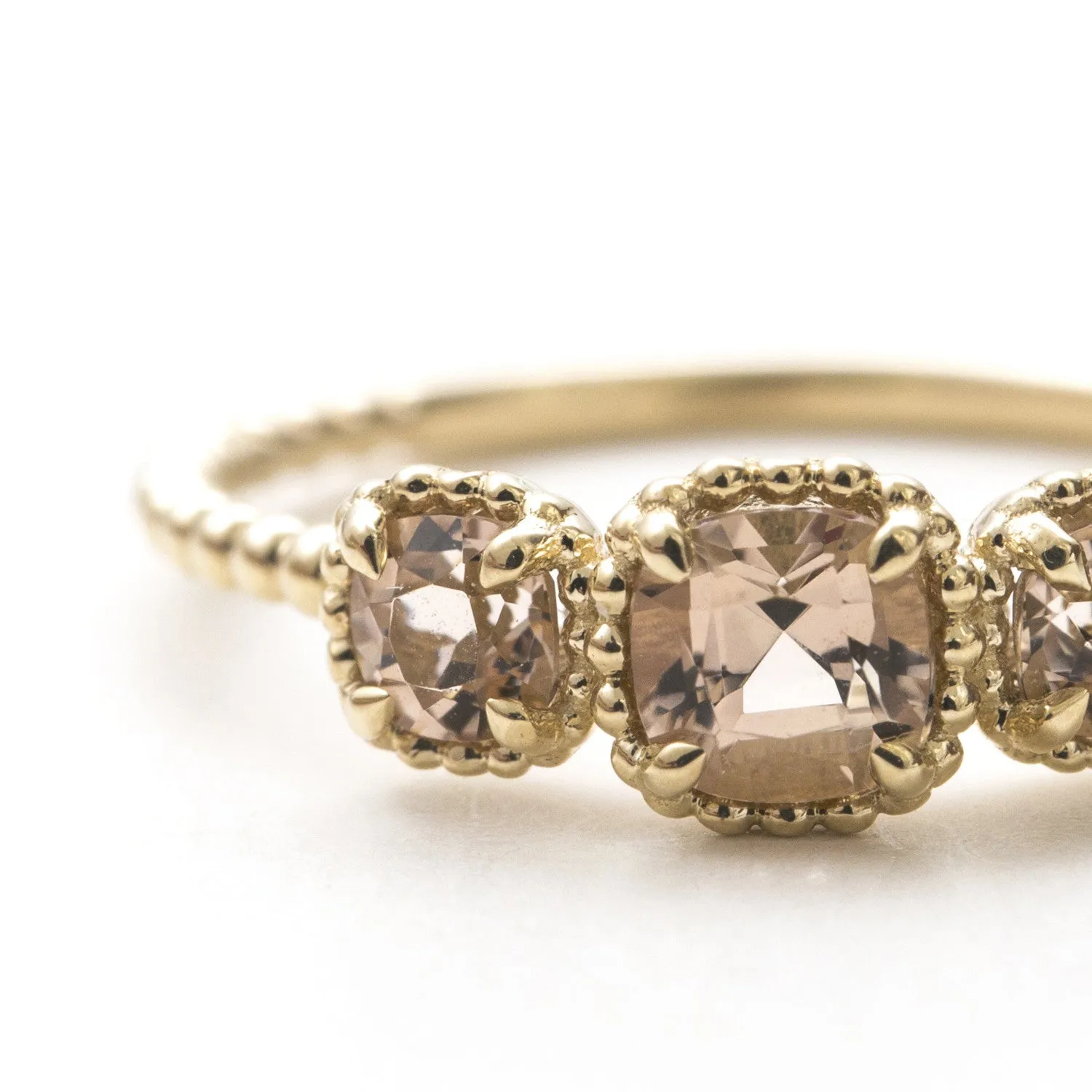 Champagne Tourmaline Bloom Ring