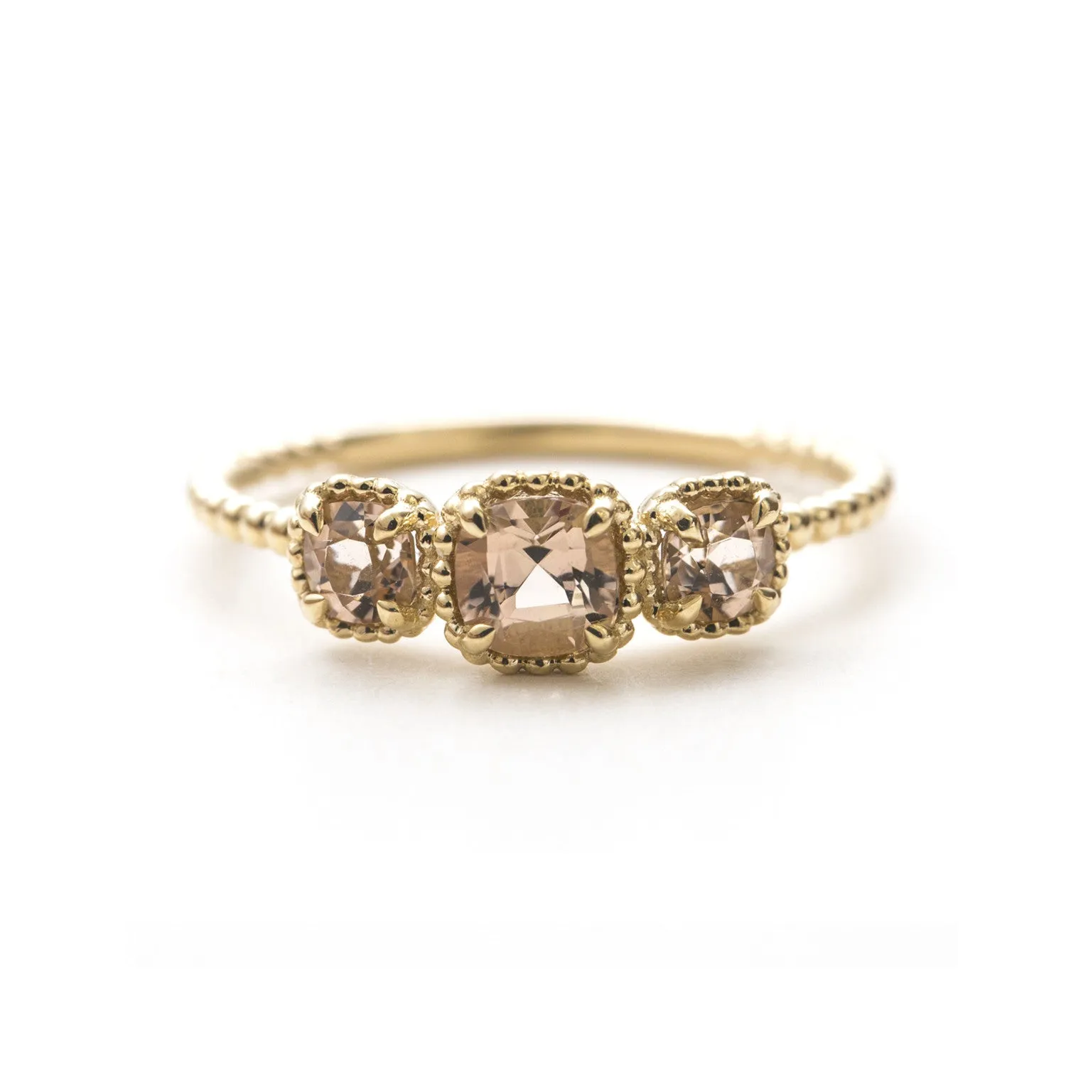 Champagne Tourmaline Bloom Ring